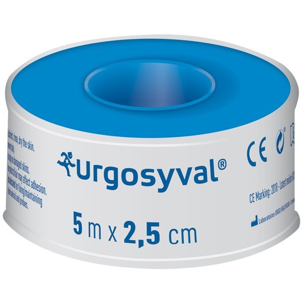 CEROTTO IN ROCCHETTO URGO URGOSYVAL 5 M X 2,5 CM