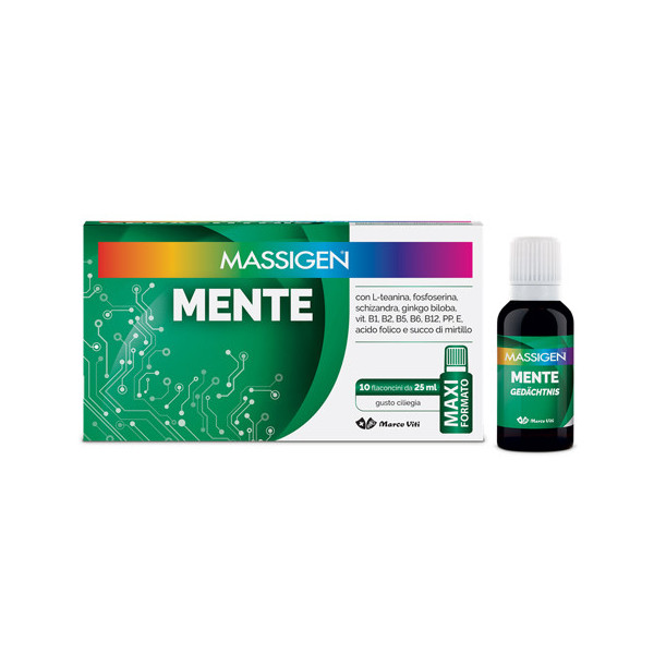 MASSIGEN MENTE 10 FLACONI DA 25 ML