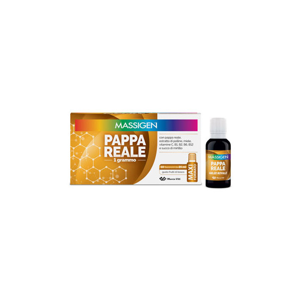 MASSIGEN PAPPA REALE 10 FLACONI DA 25 ML