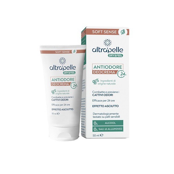 ALTRAPELLE DRY & FEEL DEOCREMA ANTIODORE 24H 50 ML