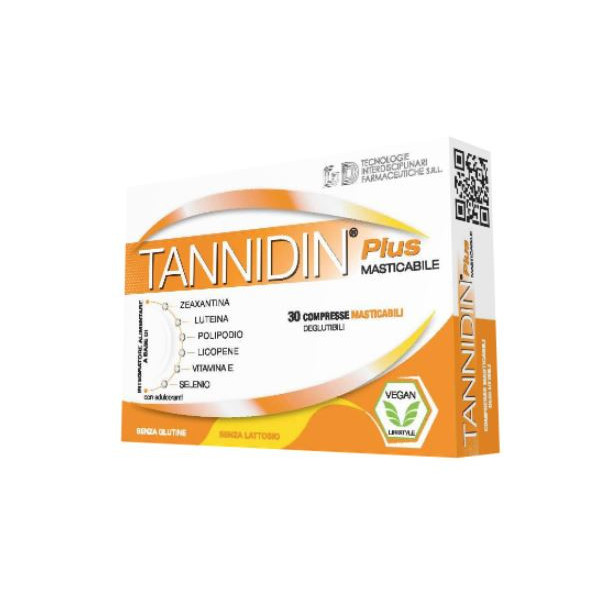 TANNIDIN PLUS 30 COMPRESSE MASTICABILI