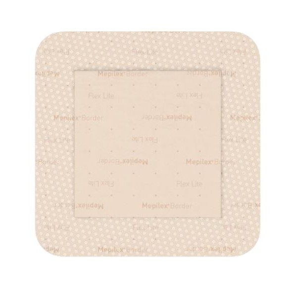 MEDICAZIONE IN SCHIUMA DI POLIURETANO MEPILEX BORDER FLEX LITE 7,5X7,5 CM 5 PEZZI