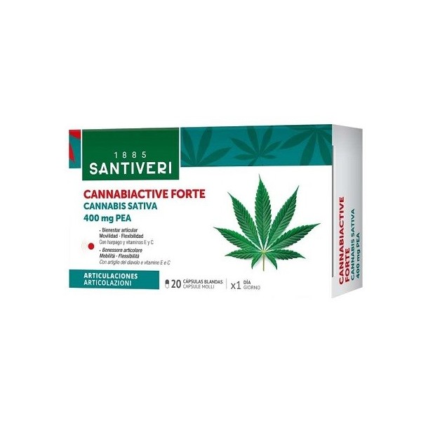 CANNABIACTIVE FORTE PEA 400 MG 20 CAPSULE MOLLI