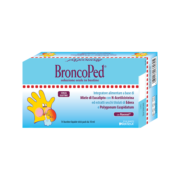 BRONCOPED SOLUZIONE ORALE 14 BUSTINE STICK PACK DA 10 ML