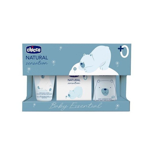 CHICCO NATURAL SENSATION SET BAGNOSHAMPOO+CREMA CORPO+PROFUMO