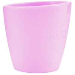 CHICCO BIBERON SILICONE ROSA 6 MESI+