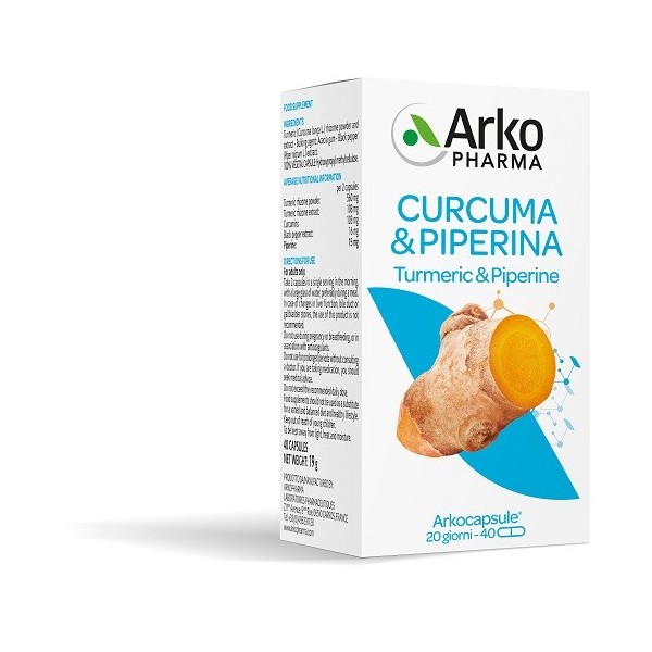 ARKOCPS CURCUMA + PIPERINA 40 CAPSULE