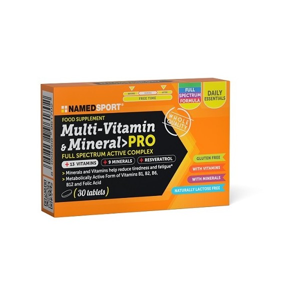 MULTI-VITAMIN&MINERAL PRO 30 COMPRESSE