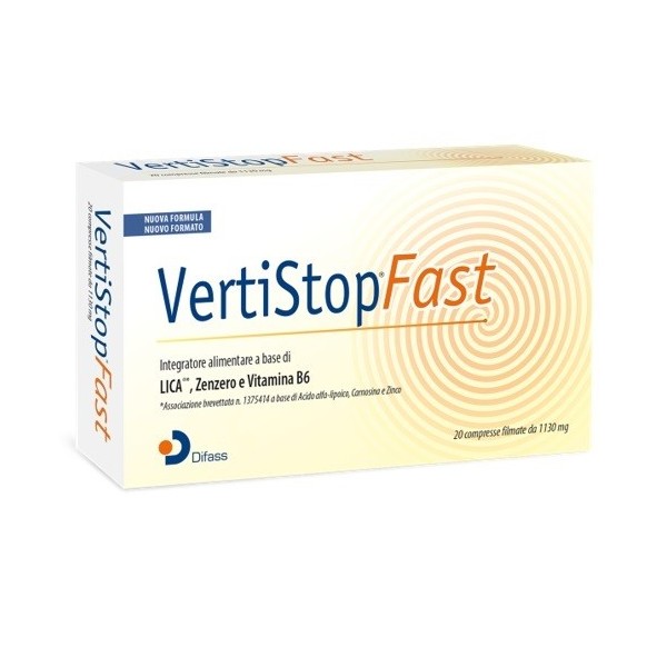VERTISTOP FAST 20 COMPRESSE
