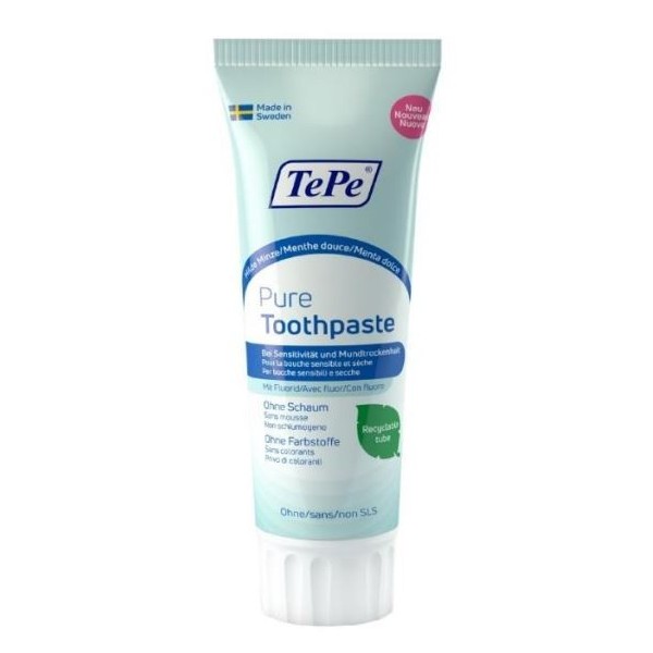 TEPE PURE MENTA PIPERITA DELICATA DENTIFRICIO 75 ML