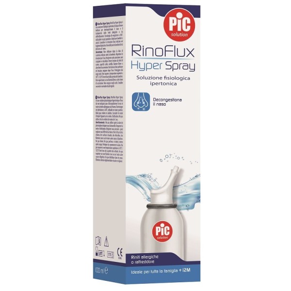 SOLUZIONE SALINA IPERTONICA SPRAY RINOFLUX HYPER PIC 100 ML SOLUZIONE SALINA IPERTONICA SPRAY RINOFLUX HYPER PIC 100 ML