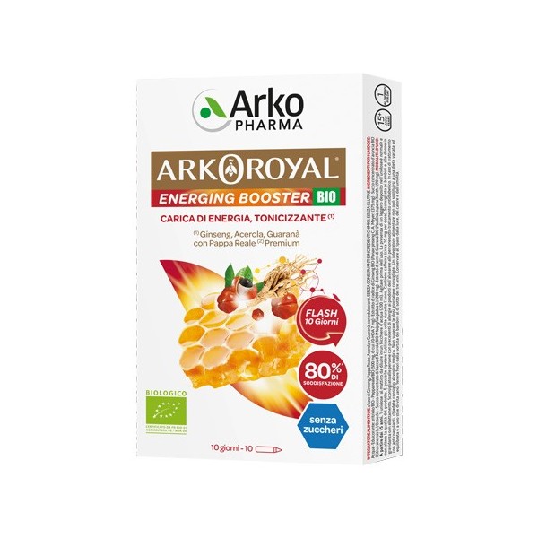 ARKOROYAL ENERGING BOOSTER BIO 10 FLACONCINI DA 15 ML