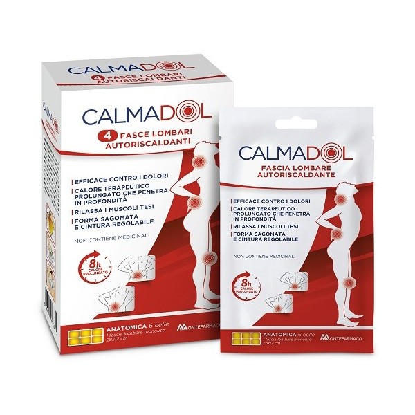 FASCIA LOMBARE CALMADOL 4 PEZZI