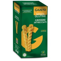 GIUSTO SENZA GLUTINE INTRECCIATI GRISSINI 150 G