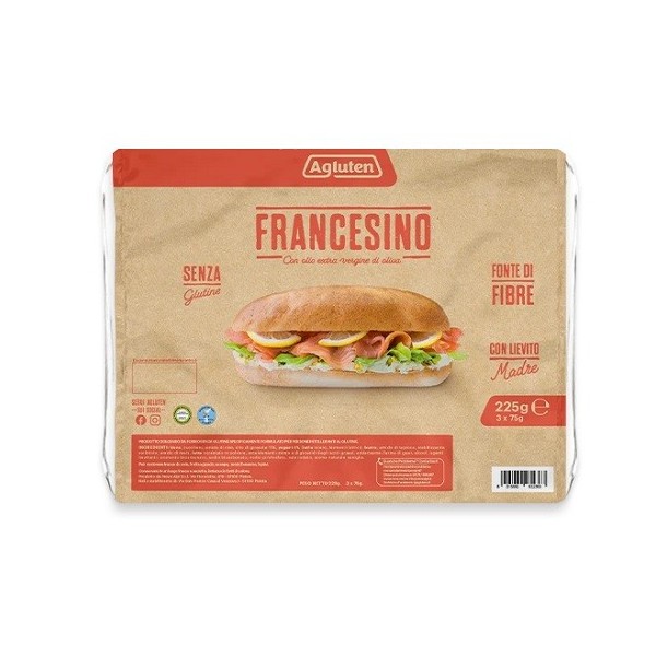 AGLUTEN IL FRANCESINO 225 G AGLUTEN IL FRANCESINO 225 G