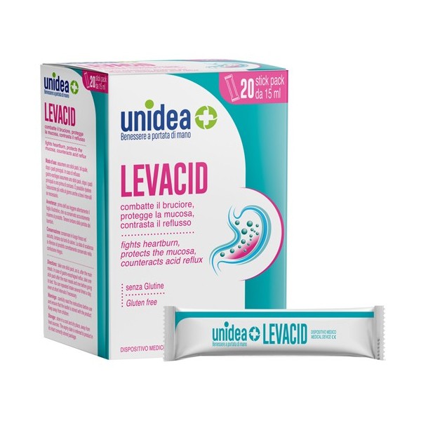 UNIDEA LEVACID 20 STICK DA 15 ML