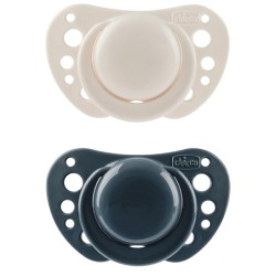 CHICCO SUCCHIETTI AIR BLU SILICONE 6-16 MESI 2 PEZZI