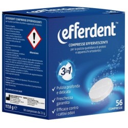 EFFERDENT 56 COMPRESSE EFFERVESCENTI