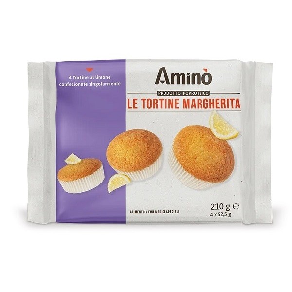 AMINO' LE TORTINE MARGHERITA 4 PEZZI X 52,5G