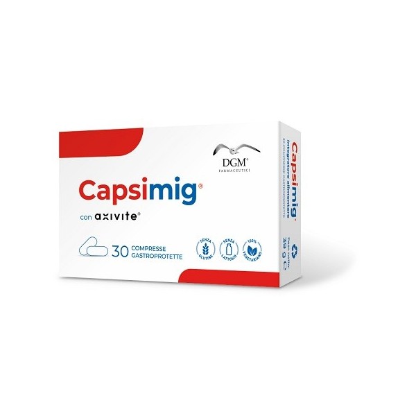 CAPSIMIG 30 COMPRESSE GASTROPROTETTE