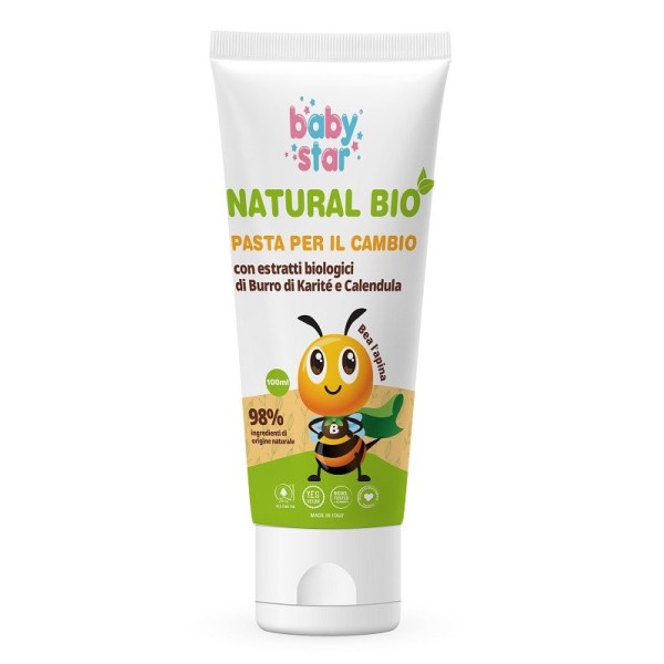 BABYSTAR PASTA CAMBIO PROTETTIVA NATURAL BIO 100 ML