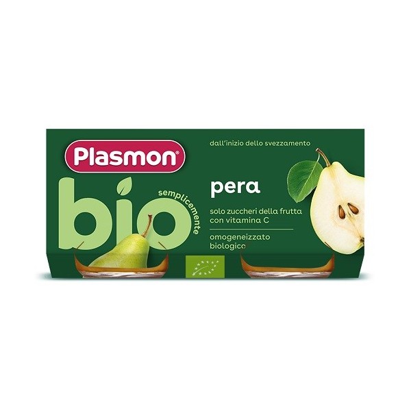 PLASMON OMOGENEIZZATO BIO PERA 2 VASETTI X 80 G