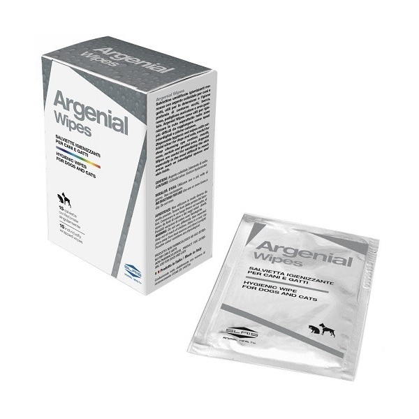 ARGENIAL WIPES SALVIETTE IGIENIZZANTI CANI E GATTI 15 PEZZI