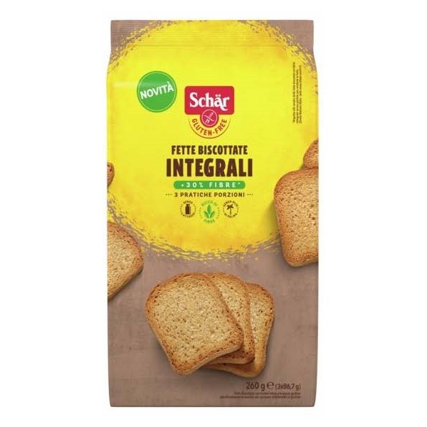 SCHAR FETTE BISCOTTATE INTEGRALI 260 G