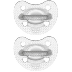 CHICCO GOMMOTTO SILICONE CRYSTAL 6-16 MESI 2 PEZZI