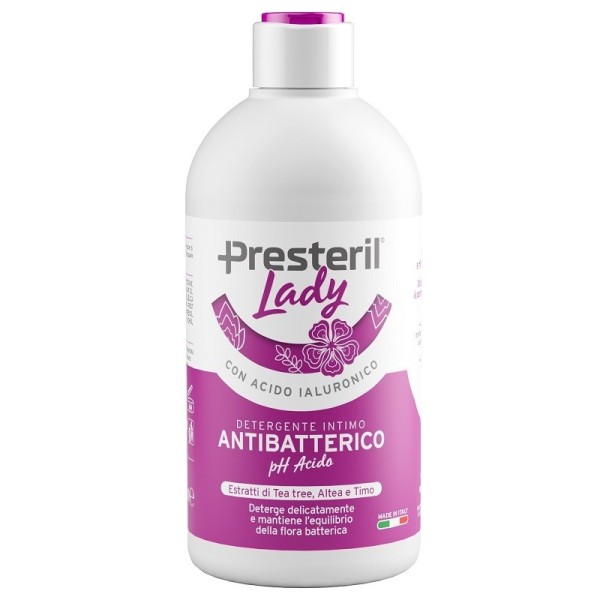 LADY PRESTERIL DETERGENTE INTIMO ANTIBATTERICO/PH ACIDO 500  ML