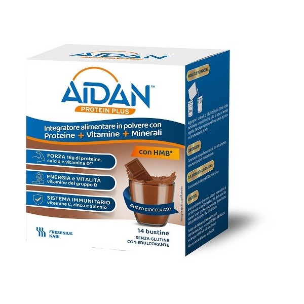 AIDAN PROTEIN PLUS CIOCCOLATO 14 BUSTINE