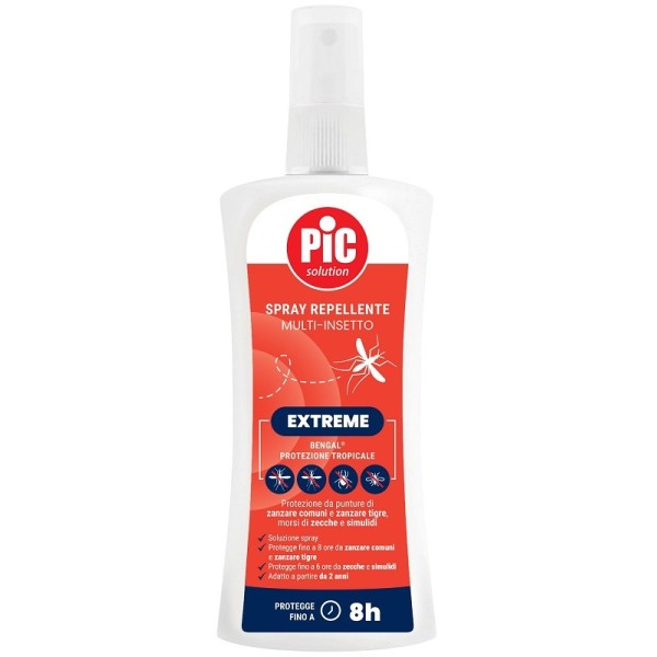 PIC SOLUTION BENGAL EXTREME PROTEZIONE TROPICALE SPRAY REPELLENTE MULTI INSETTO 100 ML
