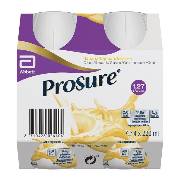 PROSURE BANANA 4 BOTTIGLIE DA 220 ML