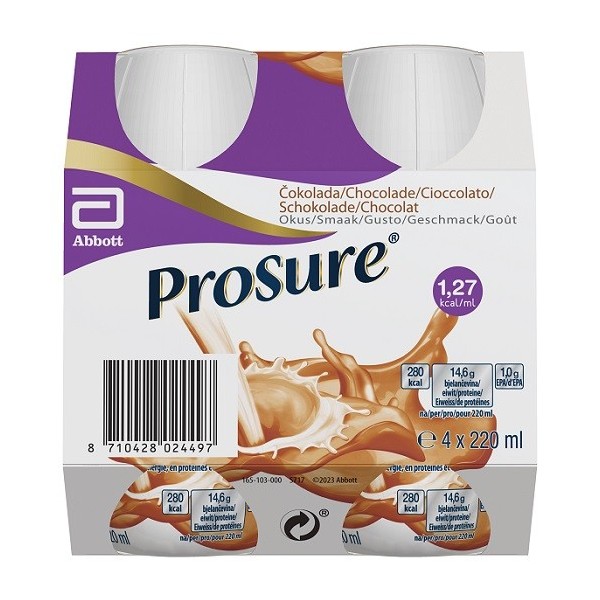 PROSURE CHOCOLATE 4 BOTTIGLIE DA 220 ML