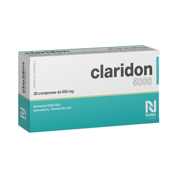 CLARIDON 5000 20 COMPRESSE
