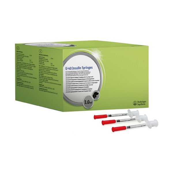 PROZINC SIRINGA INSULINA U-40 USO VETERINARIO 1 ML 12 BUSTE DA 10 SIRIGHNE