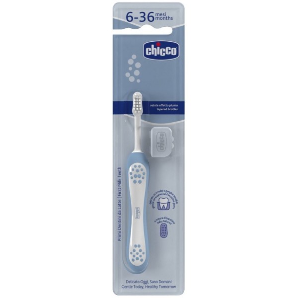 CHICCO SPAZZOLINO 6 MESI+ AZZURRO