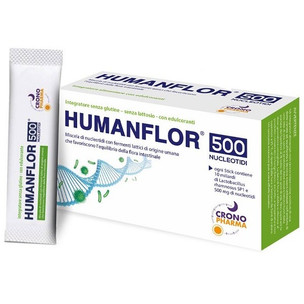 HUMANFLOR 500 NUCLEOTIDI 8 STICK PACK
