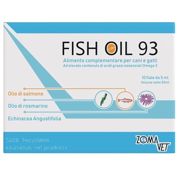 ZOMAVET FISH OIL 93 10 FIALE DA 5 ML
