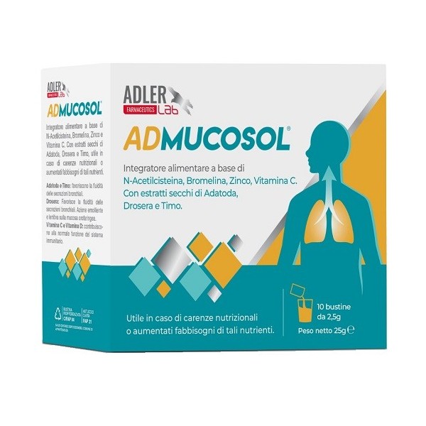 ADMUCOSOL 10 BUSTINE