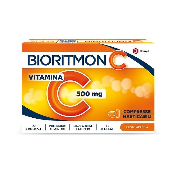 BIORITMON C 500MG VITAMINA C 20 COMPRESSE MASTICABILI