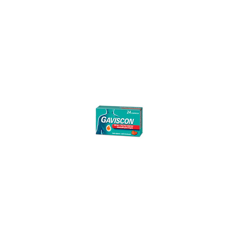 GAVISCON*24CPR FRAG250+133,5MG