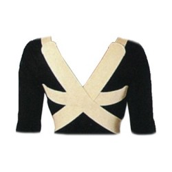 RADDRIZZASPALLE ELASTICO MISURA 4 PER LA CORREZIONE DEL RACHIDE DORSALE DOVUTA AD ATTEGGIAMENTO. REGOLABILE ANTERIORMENTE CON AD