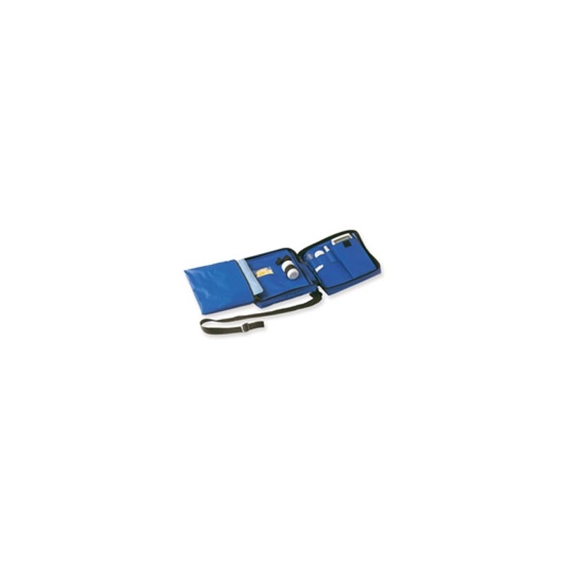 DIABETIC BAG BORSA TERMICA E COOLER VUOTA IN NYLON BLU