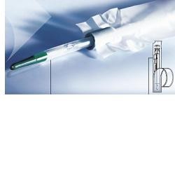 CATETERE VESCICALE PER CATETERISMO INTERMITTENTE LUBRIFICATO IN GEL IN PVC MONOUSO CON CAPSULA DI GEL INTEGRATA MOBILE 2 FORI AT