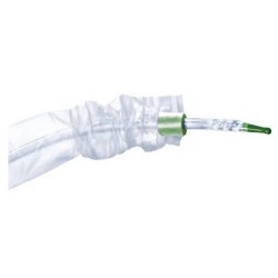 CATETERE VESCICALE IN PVC MONOUSO PER CATETERISMO INTERMITTENTE MOBILE LUBRIFICATO IN GEL CON CAPSULA DI GEL INTEGRATA LUNGHEZZA