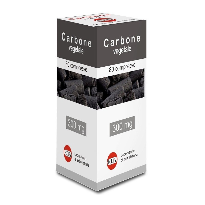 CARBONE VEGETALE 80 COMPRESSE