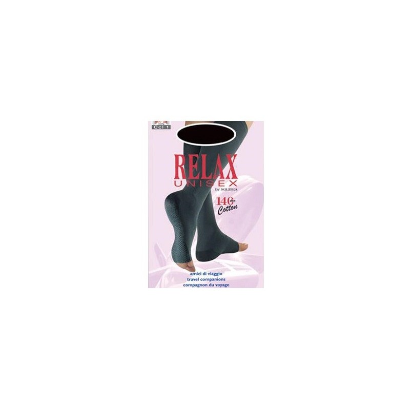 RELAX UNISEX 140 GAMBALETTO COTTON PUNTA APERTA NATUR 1 S