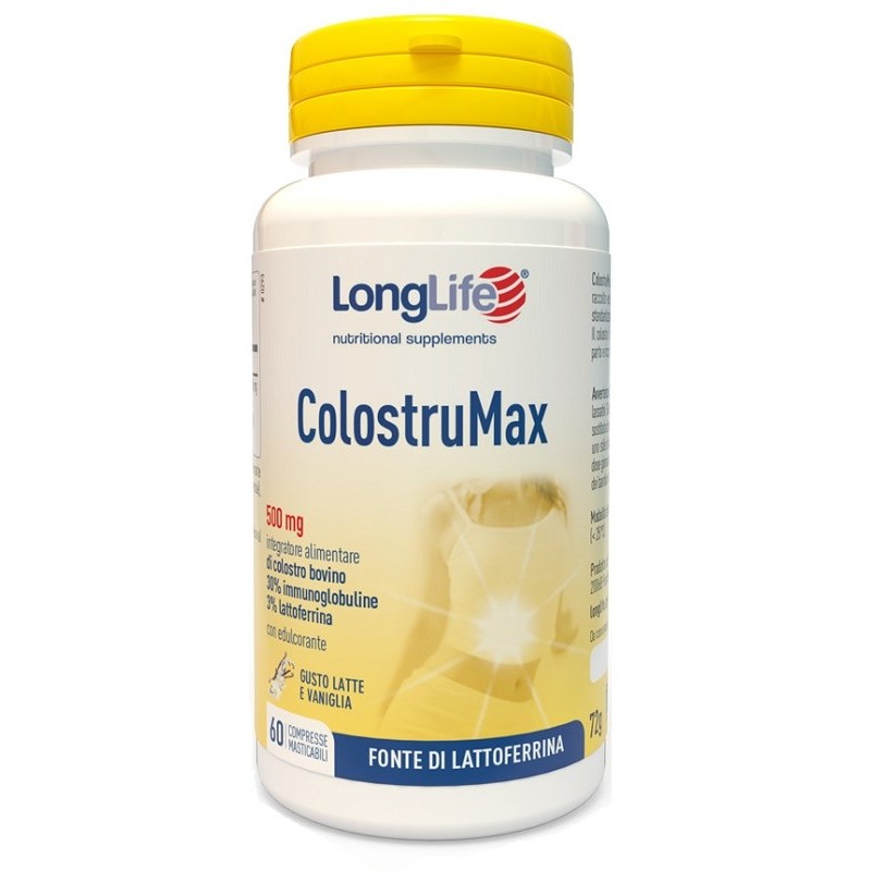 LONGLIFE COLOSTRUMAX 60 COMPRESSE MASTICABILI