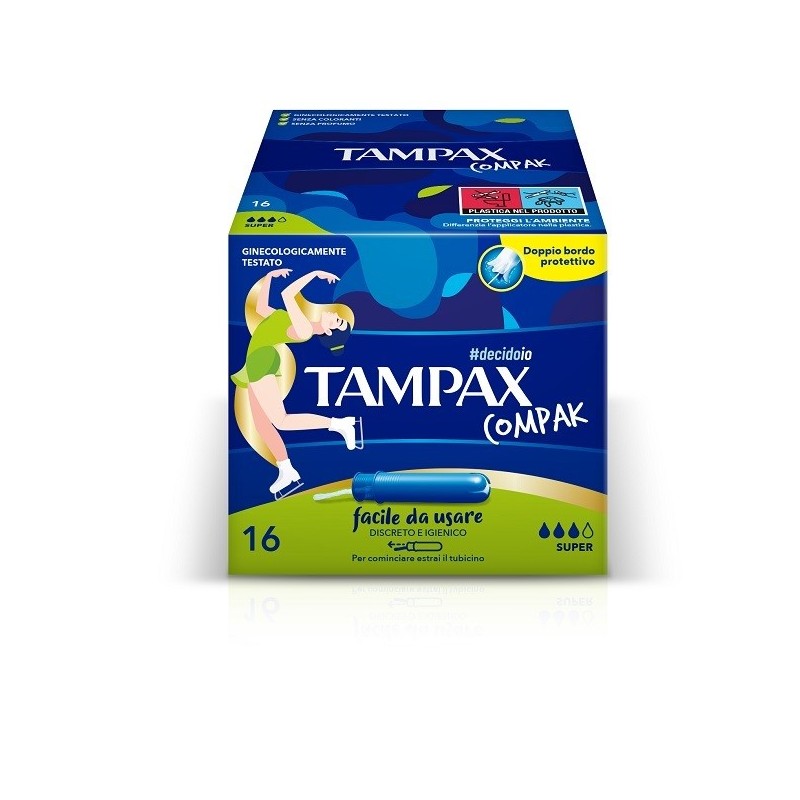 TAMPAX COMPAK SUPER 16 PEZZI